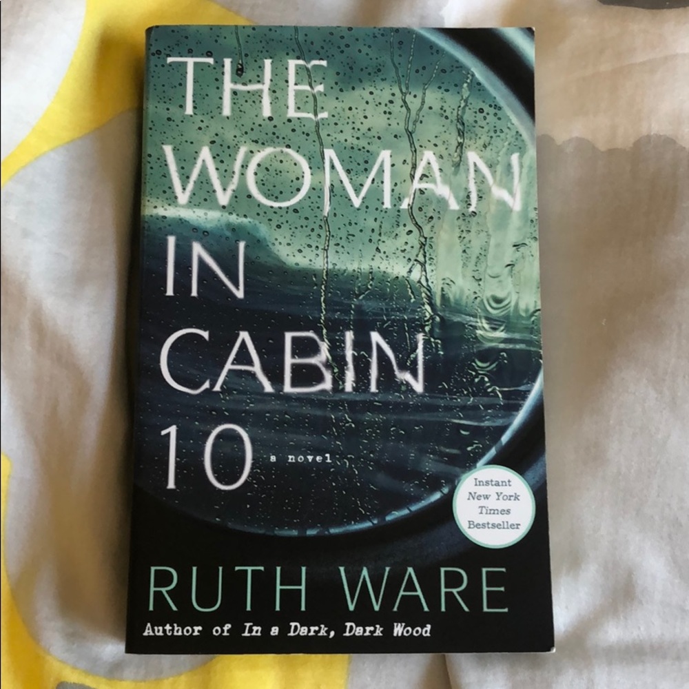 Paperback book: The Woman in Cabin 10